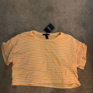 Yellow crop top